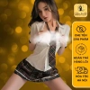Cosplay Nữ Sinh DN103 – Váy Ngủ Sexy Kèm Cà Vạt Huy Hiệu, Giá 140k 7