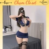 Cosplay Tiếp Viên Hàng Không Gợi Cảm - Đồng Phục Xanh Navy Sang Trọng, Ôm Dáng - Giá 139k 7