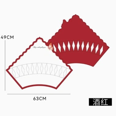 Cốt Bìa Tam Giác Bướm 5 chiếc 50x63,5cm - Cố định bó hoa sáp phong cách mới, giá chỉ 31.000đ