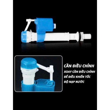 Cột cấp nước đa năng xanh/xám - Cụm van cao cấp cho bồn cầu, chịu áp lực cao, cấp nước nhanh, giảm giá 30.900đ