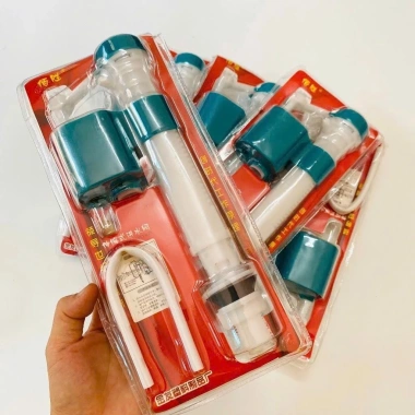 Cột cấp nước đa năng xanh/xám - Cụm van cao cấp cho bồn cầu, chịu áp lực cao, cấp nước nhanh, giảm giá 30.900đ