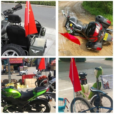 Cột Cờ Đỏ Đa Năng Xe Địa Hình, Xe Máy, Xe Đạp – Ăng‑ten Bàn Đạp, Phụ Kiện Sửa Đổi