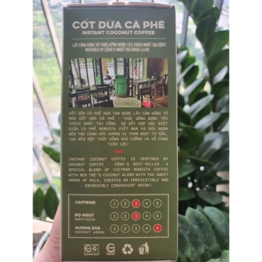 Cốt Dừa Cà Phê Hòa Tan CỘNG Cafe - Hương vị dừa thơm ngọt, giảm còn 52.999₫ 2