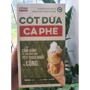Cốt Dừa Cà Phê Hòa Tan CỘNG Cafe - Hương vị dừa thơm ngọt, giảm còn 52.999₫ 7