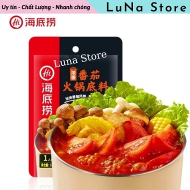 Cốt Gia Vị Lẩu Haidilao gói nhỏ 2 người - vị Thái Tom Yum chua cay, cà chua tươi, ưu đãi tại Luna Store 5 Cốt Gia Vị Lẩu Haidilao gói nhỏ 2 người - vị Thái Tom Yum chua cay, cà chua tươi, ưu đãi tại Luna Store 5