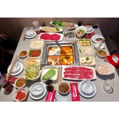 Cốt Gia Vị Lẩu Haidilao gói nhỏ 2 người - vị Thái Tom Yum chua cay, cà chua tươi, ưu đãi tại Luna Store