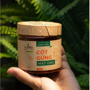 Cốt Gừng Mật Ong nguyên chất giảm ho, cảm cúm, đau họng – Trà gừng Măng Đen Vườn Nhà Lim 250g 3