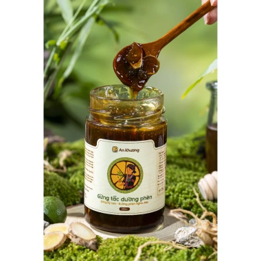Cốt Gừng Tắc Mật Ong Đường Phèn 220ml - Giữ Ấm, Giảm Ho, Tăng Đề Kháng Tự Nhiên, Tặng 20g Viên Ngậm