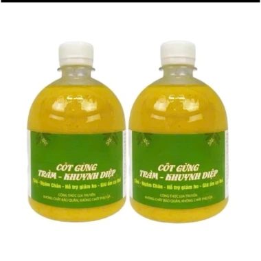 Cốt Gừng Tràm Khuynh Diệp Lá Ngọc Ngâm Chân 500ml - Giữ ấm, lưu thông khí huyết, giảm giá 23%