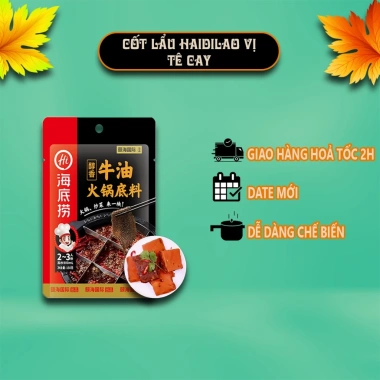 Cốt lẩu Haidilao đủ vị ngày mới - Chuẩn vị Trung Hoa, Giá chỉ 42.000 VND 9 Cốt lẩu Haidilao đủ vị ngày mới - Chuẩn vị Trung Hoa, Giá chỉ 42.000 VND 9