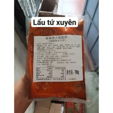 Cốt lẩu tứ xuyên 700g - Gia vị lẩu thơm ngon, giảm giá 200k, vị truyền thống 1 Cốt lẩu tứ xuyên 700g - Gia vị lẩu thơm ngon, giảm giá 200k, vị truyền thống 1