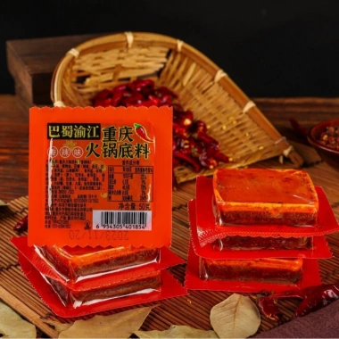 Cốt Lẩu Tứ Xuyên Cay Tê Trùng Khánh 50g-500g - Nồng Đậm, Thơm Ngon, Gói Tiện Lợi, Giá Ưu Đãi