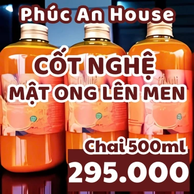 Cốt Nghệ Mật Ong Lên Men 500ml - Tốt Dạ Dày, Tiêu Hoá, Da Đẹp, Giá 289.000đ