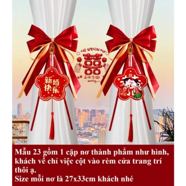 Cột rèm cửa Hỷ ngày cưới - Giá ưu đãi 46.000₫, thiết kế sang trọng, dễ lắp đặt 3 Cột rèm cửa Hỷ ngày cưới - Giá ưu đãi 46.000₫, thiết kế sang trọng, dễ lắp đặt 3