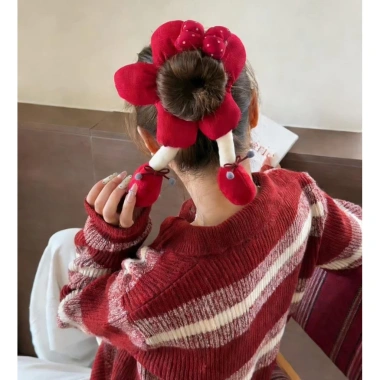 Cột tóc búp bê dễ thương size to - phụ kiện tóc thời trang, giảm giá 65.000đ