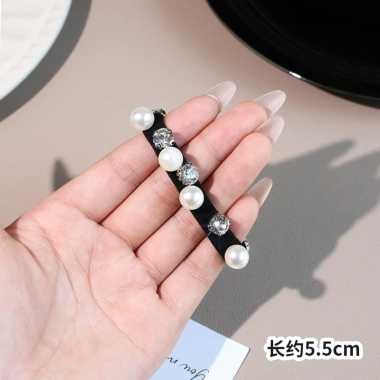 Cột tóc hạt đen Y2K - phụ kiện tóc nữ cá tính, kẹp nơ thời trang, giá 22.500đ 10