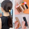 Cột tóc lò xo xoắn màu cầu vồng đính hoa, Nơ dễ thương cho bé - Giá chỉ 15.000đ 7