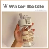 Coubububu Nhật Bản Ins Bình Nước Nhựa Dung Lớn, Cốc Di Động Ấm Siêu Tốc, Chống Rơi 3