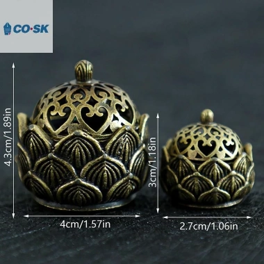 COUTR Đồng Retro Sen Rỗng Đốt Hương Dính Nắp Trang Trí Gỗ Đàn Hương VN 27,280₫ 5 COUTR Đồng Retro Sen Rỗng Đốt Hương Dính Nắp Trang Trí Gỗ Đàn Hương VN 27,280₫ 5
