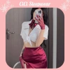 CP68 Set Váy Cosplay Nữ Tiếp Viên Hàng Không Xinh Đẹp – Cơ Trưởng Quyến Rũ, Sleepwear CICI, Giá 175k
