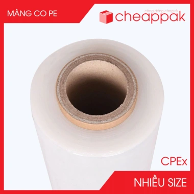CPE1x – Cuộn màng co PE trong suốt size nhỏ trung, bọc hàng, giá chỉ 17.020₫ 3
