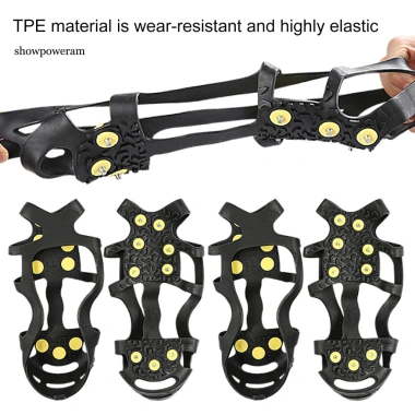 Crampon đa năng chống trượt giày bốt - Đi bộ mùa đông, leo núi an toàn