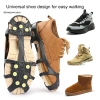 Crampon đa năng chống trượt giày bốt - Đi bộ mùa đông, leo núi an toàn 7