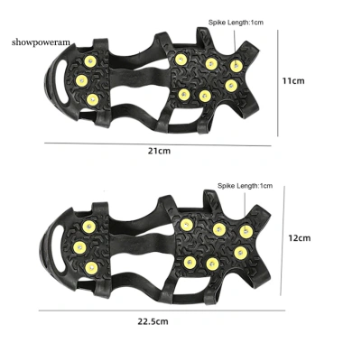 Crampon đa năng chống trượt giày bốt - Đi bộ mùa đông, leo núi an toàn 8 Crampon đa năng chống trượt giày bốt - Đi bộ mùa đông, leo núi an toàn 8