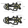 Crampon đa năng chống trượt giày bốt - Đi bộ mùa đông, leo núi an toàn 9