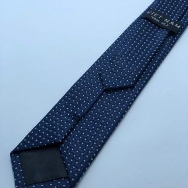Cravat xanh than chấm bi 5cm bản nhỏ - Giá ưu đãi 120k, phụ kiện thời trang sang trọng 3