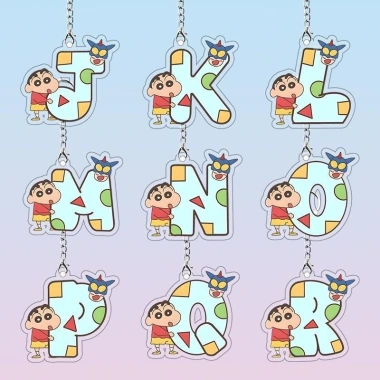 Crayon Shin Chan Q Mặt Dây 26 Chữ Cái Ngoại Vi Dây Chuyền Ba Lô Giá 13.500đ