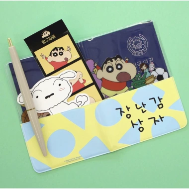 Crayon ShinChan Hộp Đựng Hộ Chiếu và Hành Lý Dễ Thương Ví Du Lịch Giá 149.280 VND
