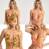 Crop Top Bra Nữ Kim Sa Lấp Lánh Không Tay Quây Sau: Giá 324.909 VND