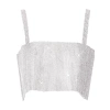Crop Top Nữ Fishnet Kim Cương Giả Không Tay Pha Lê Clubwear Giá Ưu Đãi 246k 4