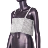 Crop Top Nữ Fishnet Kim Cương Giả Không Tay Pha Lê Clubwear Giá Ưu Đãi 246k 5