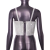 Crop Top Nữ Fishnet Kim Cương Giả Không Tay Pha Lê Clubwear Giá Ưu Đãi 246k 10