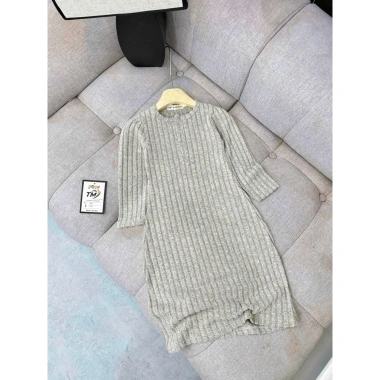 CS666 Váy đầm len bé gái dài tay maxi - Thiết kế sang trọng, giá chỉ 129.900 VND