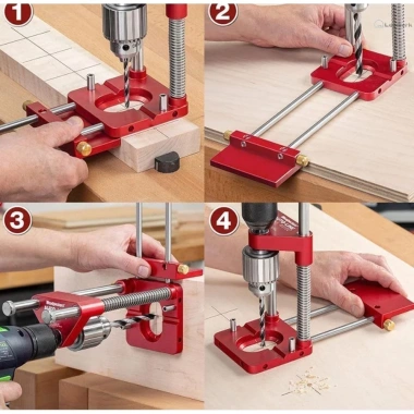 Cữ Định Vị Mũi Khoan Cầm Tay MONQIQI - Chính Xác cho Thợ Mộc, 158.000₫ 7 Cữ Định Vị Mũi Khoan Cầm Tay MONQIQI - Chính Xác cho Thợ Mộc, 158.000₫ 7
