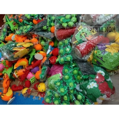 Củ quả vải nỉ cho đồ dùng mầm non - Giá ưu đãi 8.000 VND chỉ 10.080 VNĐ 6