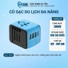 Củ Sạc Du Lịch Đa Năng 2.000W – Nhỏ Gọn, Dùng 150+ Quốc Gia, Giá 229.000₫