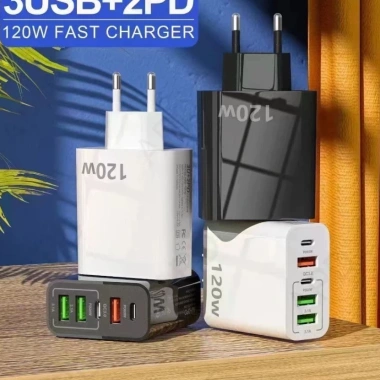 Củ Sạc Nhanh 120W PD USB-C 4 Cổng Tương Thích Tất Cả Máy Giá Chỉ 27k 4