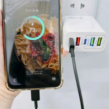 Củ Sạc Nhanh 120W PD USB-C 4 Cổng Tương Thích Tất Cả Máy Giá Chỉ 27k 6