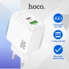 Củ sạc nhanh 30W Hoco CS55A 2 cổng Type-C và USB, chuyển đổi đa năng, giảm giá 20%