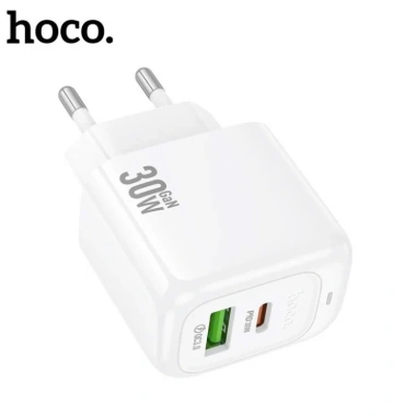 Củ sạc nhanh 30W Hoco CS55A 2 cổng Type-C và USB, chuyển đổi đa năng, giảm giá 20% 6