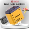 Củ sạc nhanh 35W Basefast 2 cổng GAN, chống quá tải nhiệt - Tương thích iPhone, Samsung, Xiaomi, Oppo - Giá 320.000đ 3