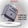 Củ sạc nhanh 35W Basefast 2 cổng GAN, chống quá tải nhiệt - Tương thích iPhone, Samsung, Xiaomi, Oppo - Giá 320.000đ 6