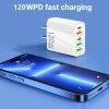 Củ sạc nhanh 5 cổng USB Type C 120W 65W tiện lợi du lịch, giá 80.000đ 3