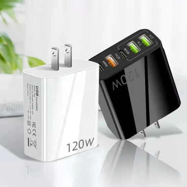 Củ sạc nhanh 5 cổng USB Type C 120W 65W tiện lợi du lịch, giá 80.000đ 4