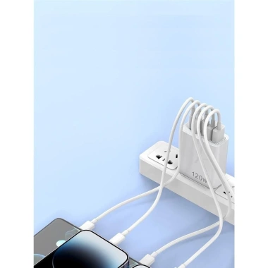 Củ sạc nhanh 5 cổng USB Type C 120W 65W tiện lợi du lịch, giá 80.000đ 6