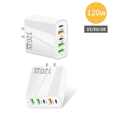 Củ sạc nhanh 5 cổng USB Type C 120W 65W tiện lợi du lịch, giá 80.000đ 8